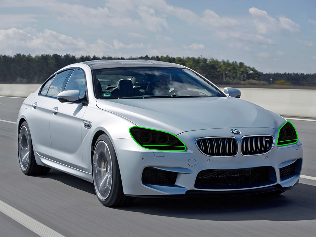 BMW M6 2012-2015 Headlight Tint Location