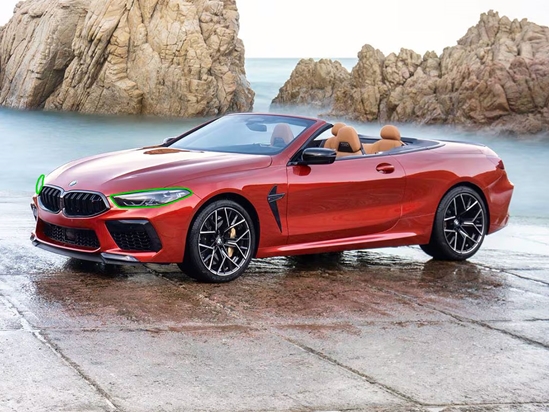 BMW M8 2019-2024 Headlight Protection Installation Location