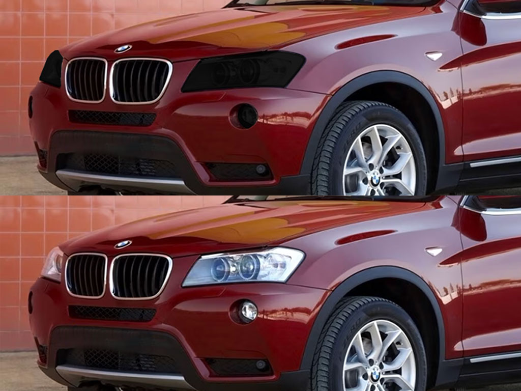 BMW X3 2011-2014 Headlight Tint Appearance