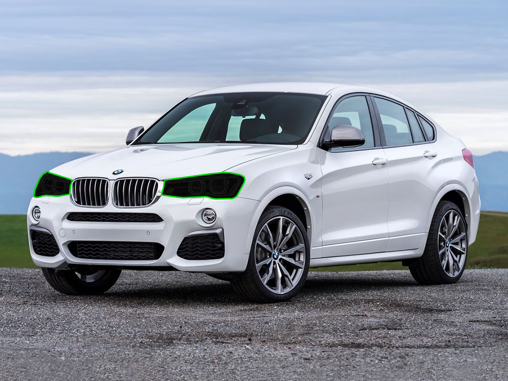 BMW X4 2015-2018 Headlight Tint Location