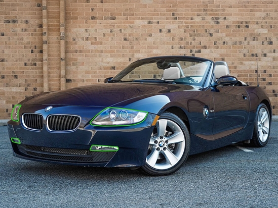 BMW Z4 2006-2008 Headlight Protection Installation Location