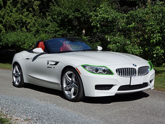 BMW Z4 2009-2016 Headlight Protection Installation Location