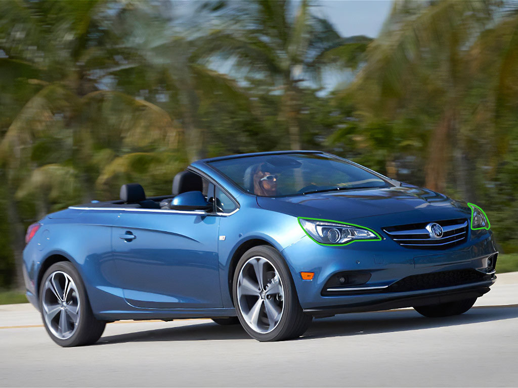 Buick Cascada 2016-2019 Headlight Protection Installation Location