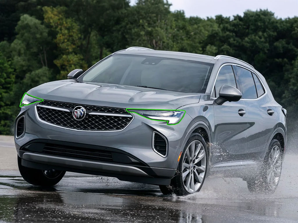 Buick Envision 2021-2023 Headlight Protection Installation Location