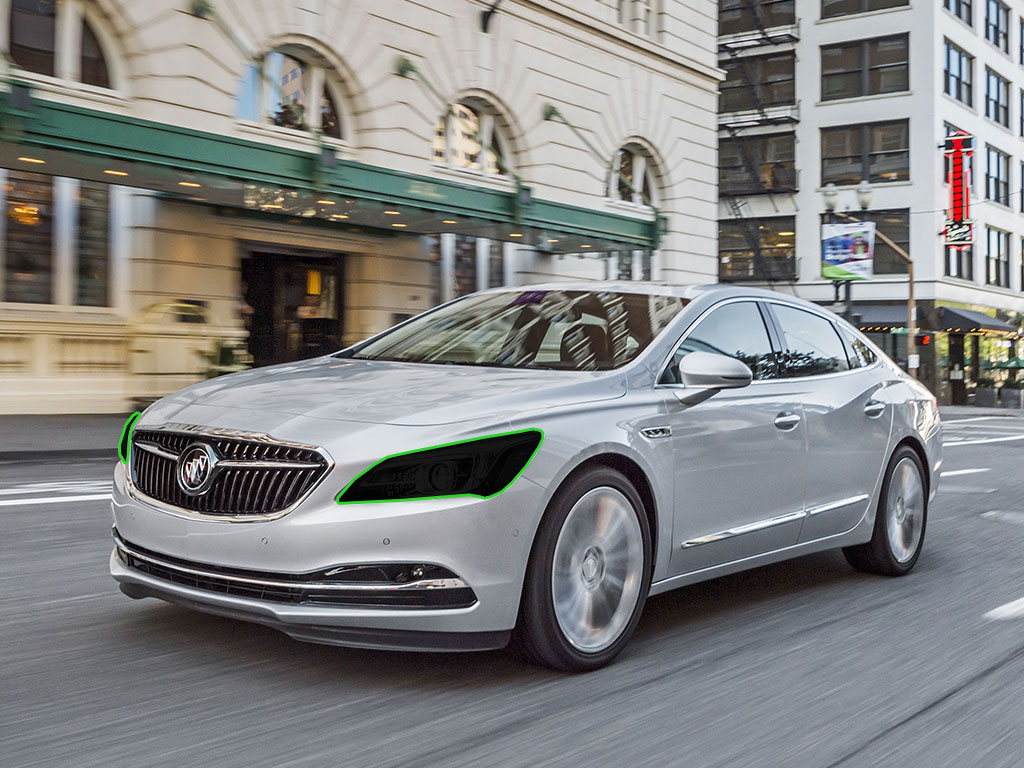 Buick Lacrosse 2017-2019 Headlight Tint Location