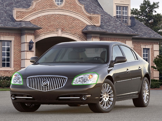 Buick Lucerne 2006-2011 Headlight Protection Installation Location