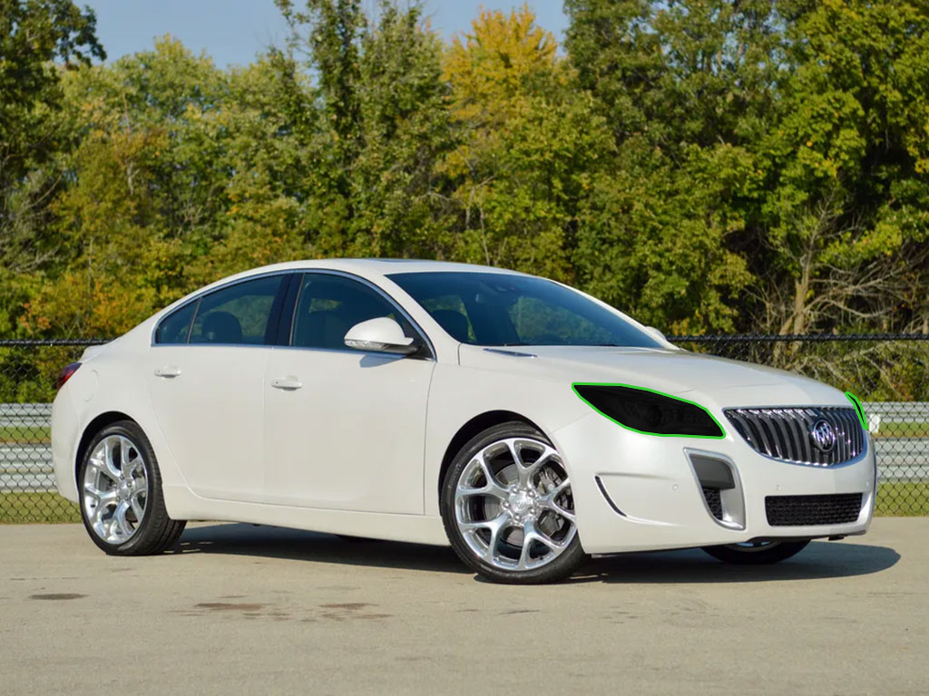 Buick Regal 2014-2017 Headlight Tint Location