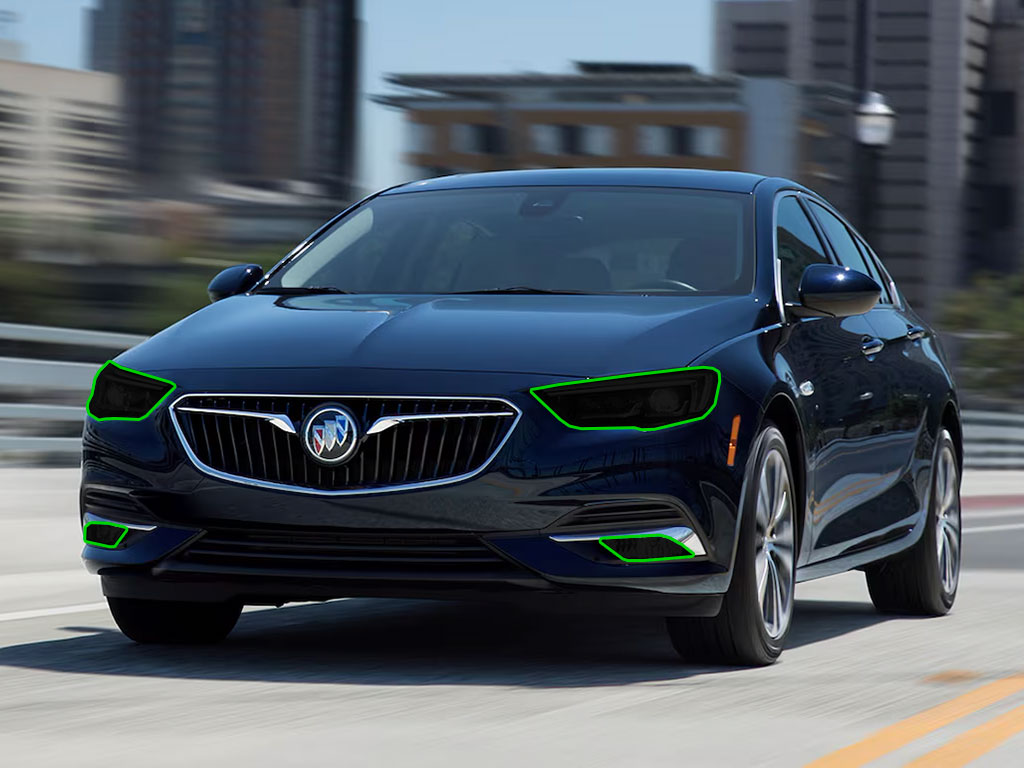 Buick Regal 2018-2020 (Sportback) Headlight Tint Location