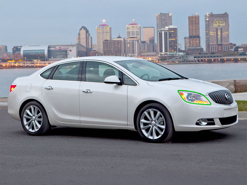 Buick Verano 2012-2017 Headlight Protection Installation Location