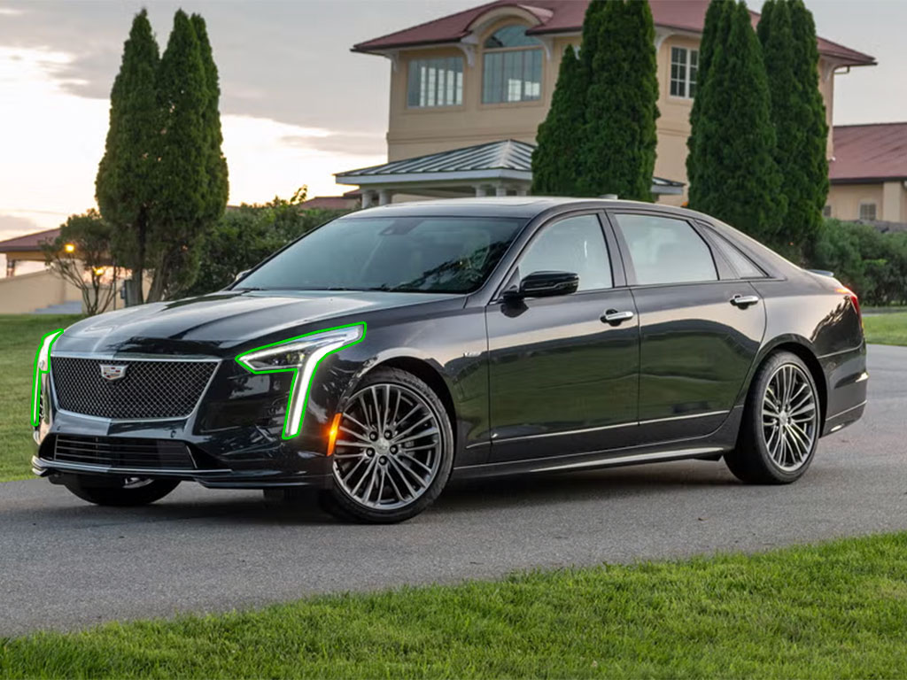 Cadillac CT6 2019-2020 Headlight Protection Installation Location