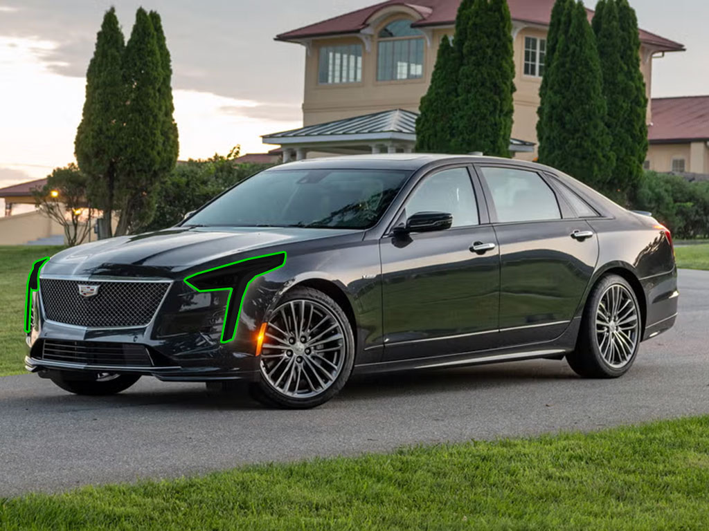 Cadillac CT6 2019-2020 Headlight Tint Location