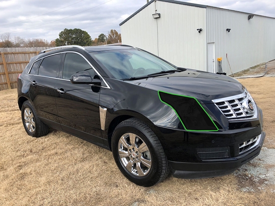 Cadillac SRX 2010-2016 Headlight Tint Location