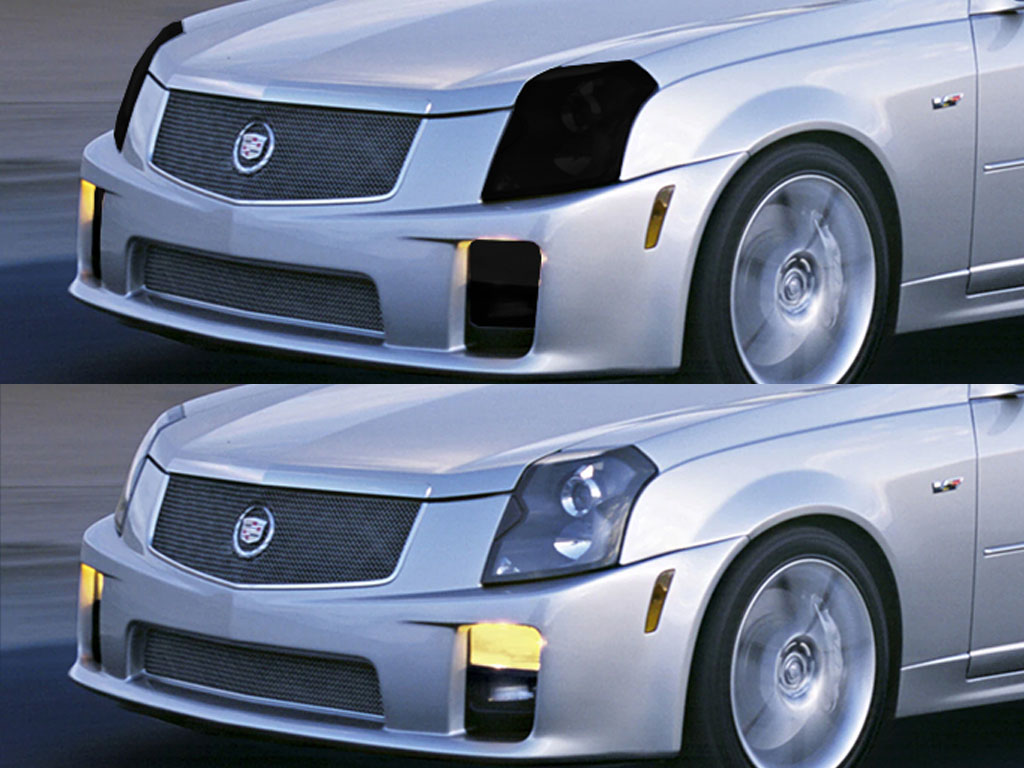 Cadillac STS 2005-2007 Headlight Tint Appearance