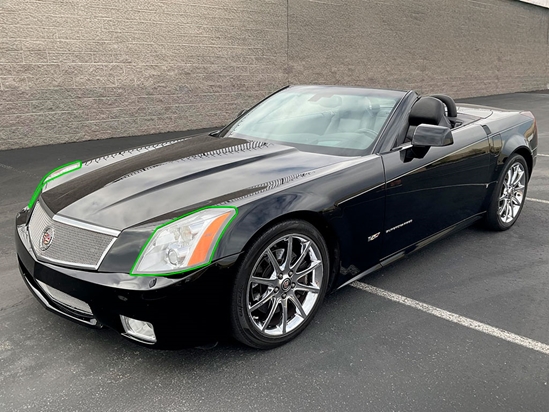 Cadillac XLR 2004-2009 Headlight Protection Installation Location