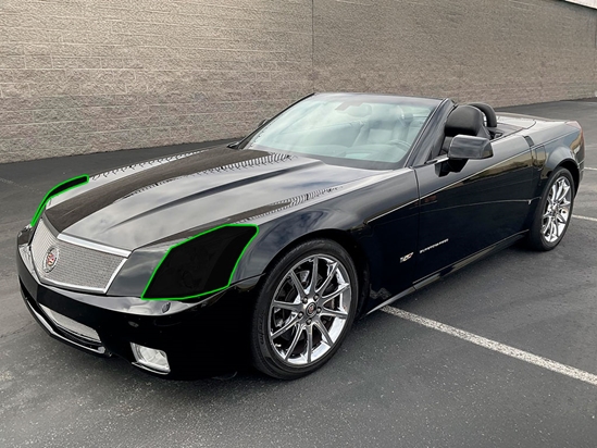 Cadillac XLR 2004-2009 Headlight Tint Location