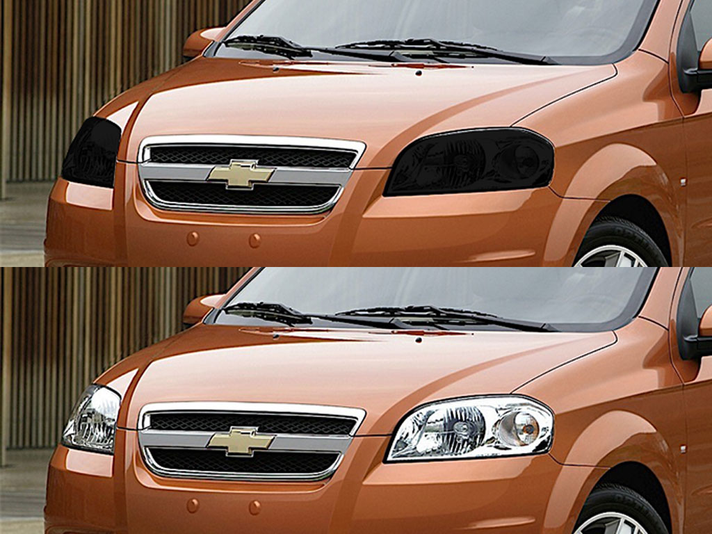 Chevrolet Aveo 2004-2006 Headlight Tint Appearance