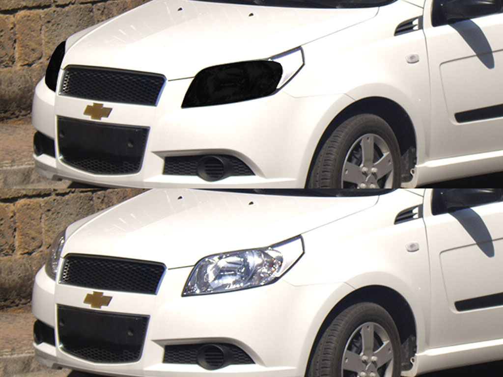 Chevrolet Aveo 2007-2011 (Sedan) Headlight Tint Appearance