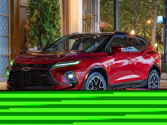 Chevrolet Blazer 2023-2024 Headlight Protection Installation Location