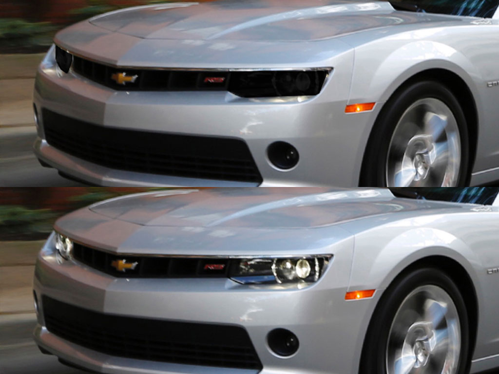 Chevrolet Camaro 2014-2015 Headlight Tint Appearance