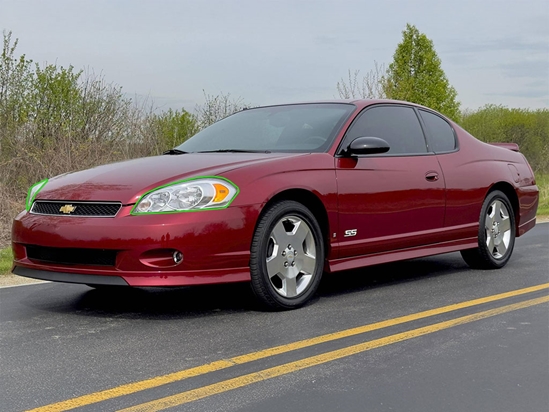 Chevrolet Monte Carlo 2006-2007 Headlight Protection Installation Location