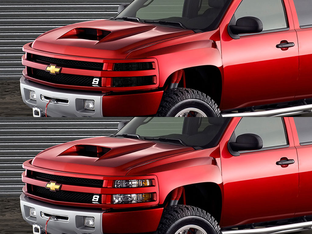 Chevrolet Silverado 2007-2007 (Classic) Headlight Tint Appearance