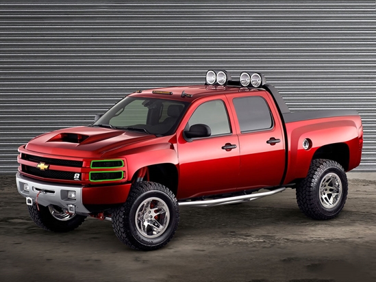 Chevrolet Silverado 2007-2007 (Classic) Headlight Tint Location