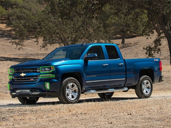 Chevrolet Silverado 2016-2018 (1500) Headlight Protection Installation Location