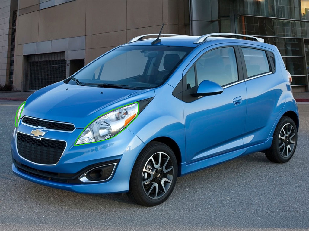 Chevrolet Spark 2013-2015 Headlight Protection Installation Location