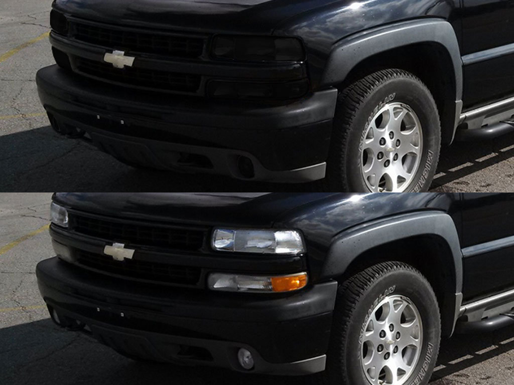 Chevrolet Silverado 1999-2002 Headlight Tint Appearance