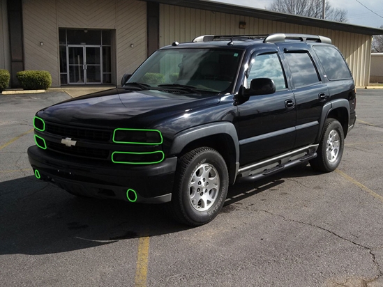 Chevrolet Silverado 1999-2002 Headlight Tint Location