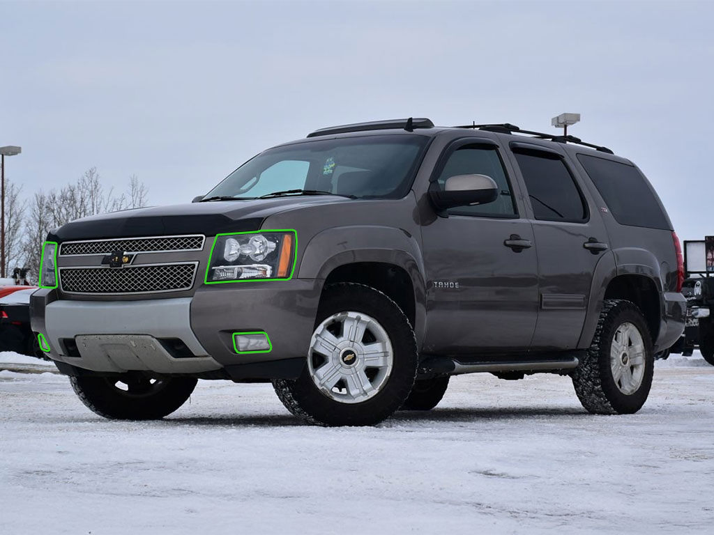 Chevrolet Tahoe 2007-2014 Headlight Protection Installation Location