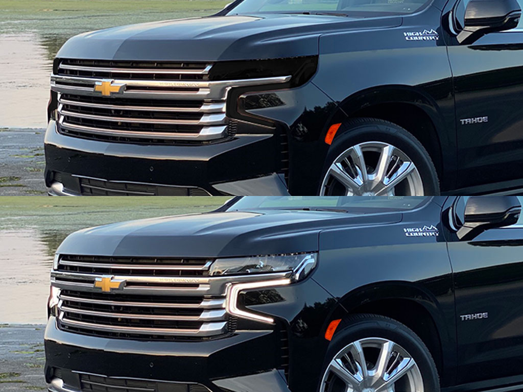 Chevrolet Tahoe 2021-2024 Headlight Tint Appearance