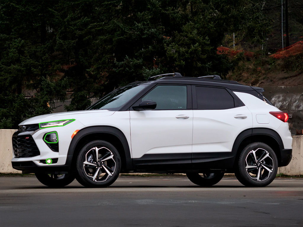 Chevrolet Trailblazer 2021-2023 Headlight Protection Installation Location