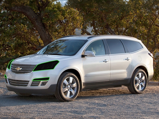 Chevrolet Traverse 2013-2017 Headlight Tint Location