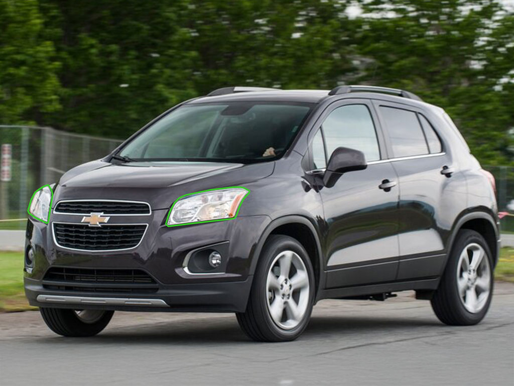 Chevrolet Trax 2015-2016 Headlight Protection Installation Location