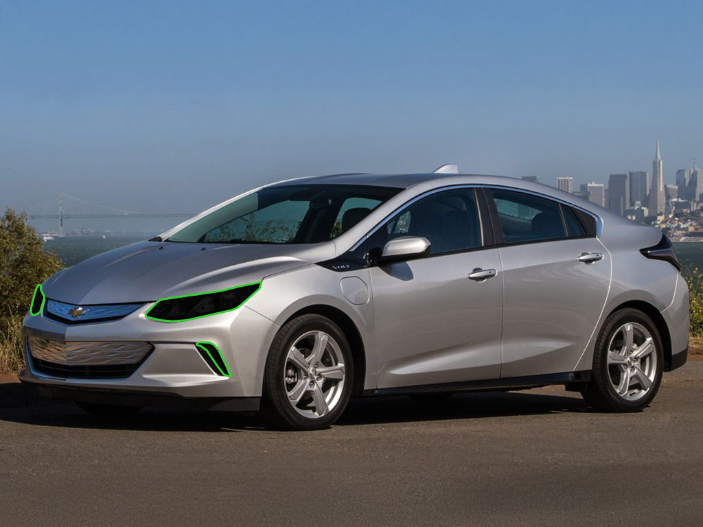 Chevrolet Volt 2016-2019 Headlight Tint Location