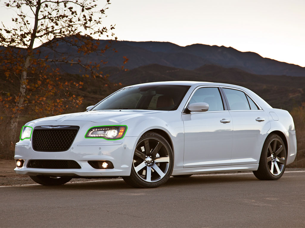 Chrysler 300 2011-2014 Headlight Protection Installation Location