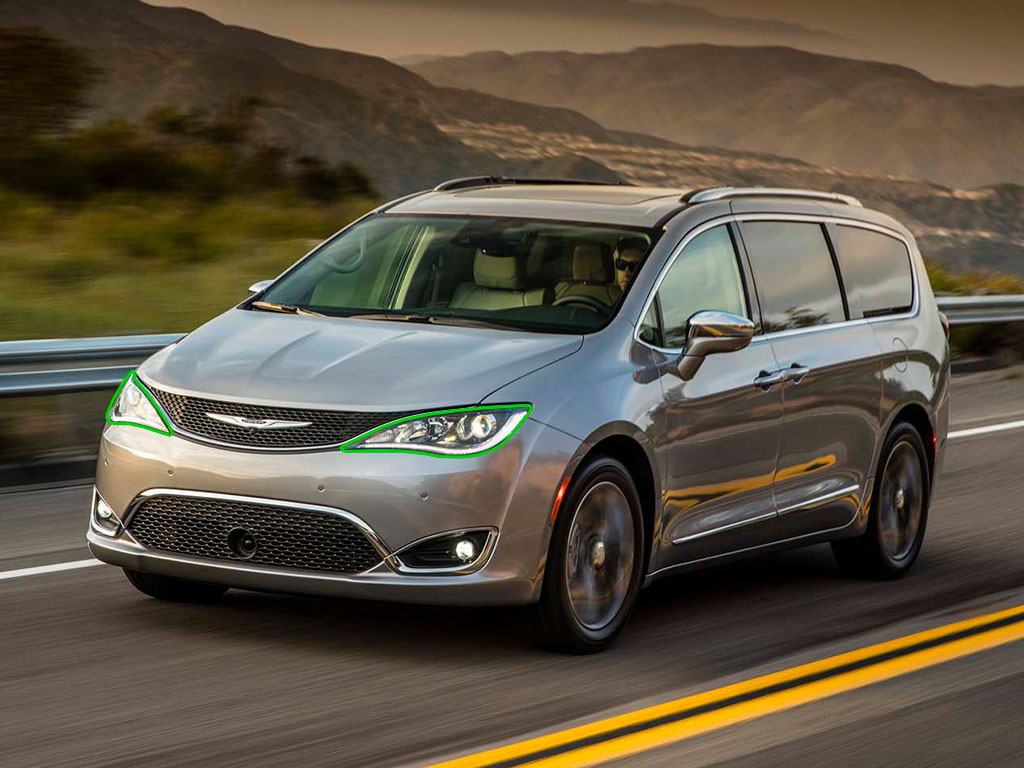 Chrysler Pacifica 2017-2020 Headlight Protection Installation Location