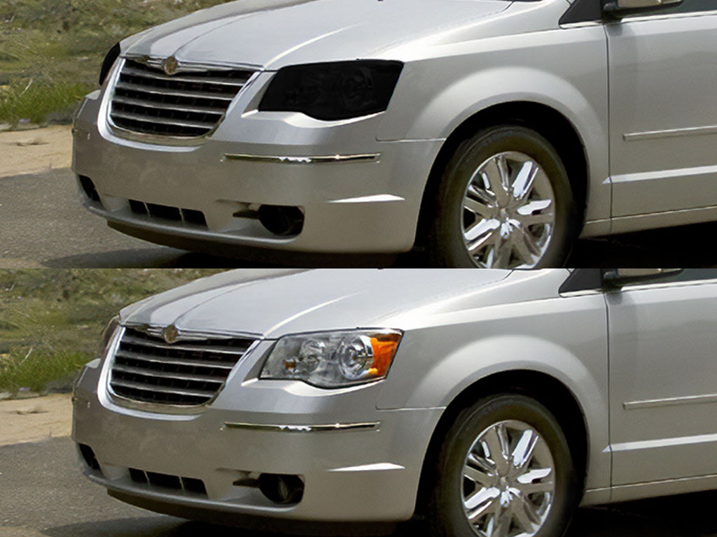 Chrysler Town and Country 2008-2010 Headlight Tint Appearance