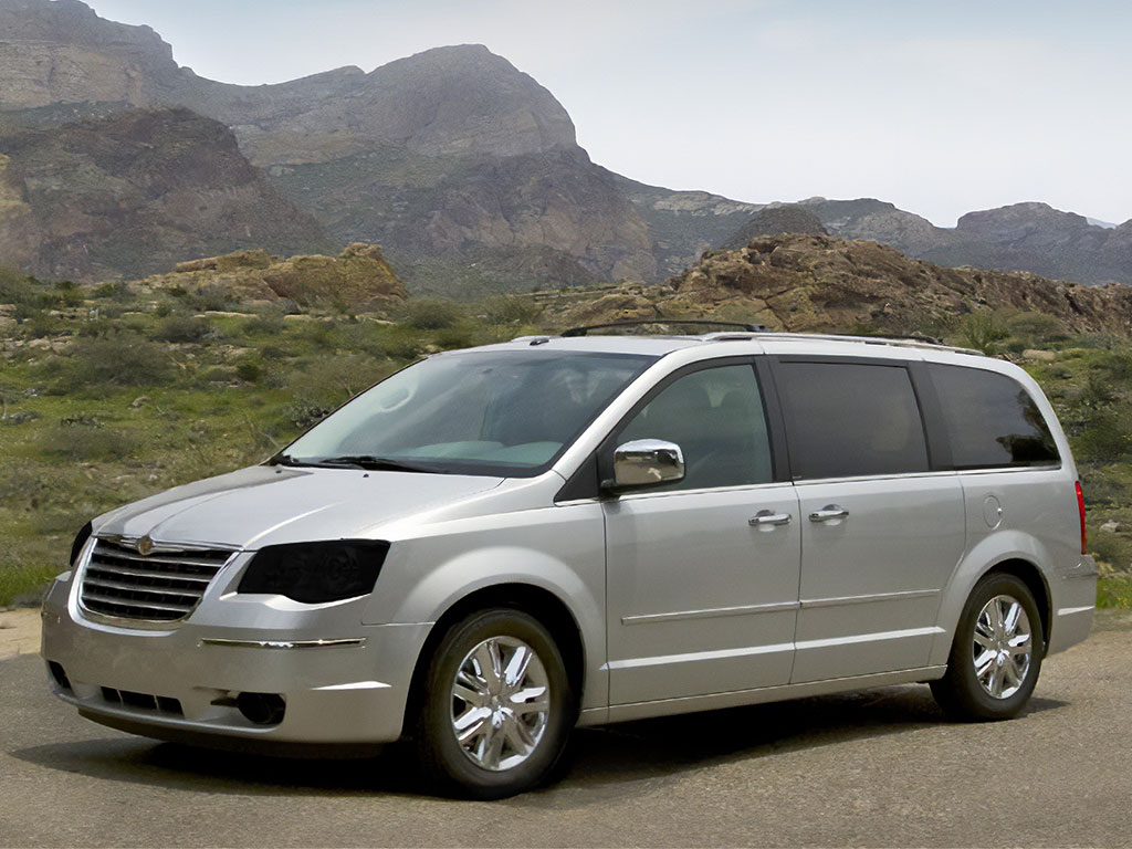 Chrysler Town and Country 2008-2010 Headlight Tint