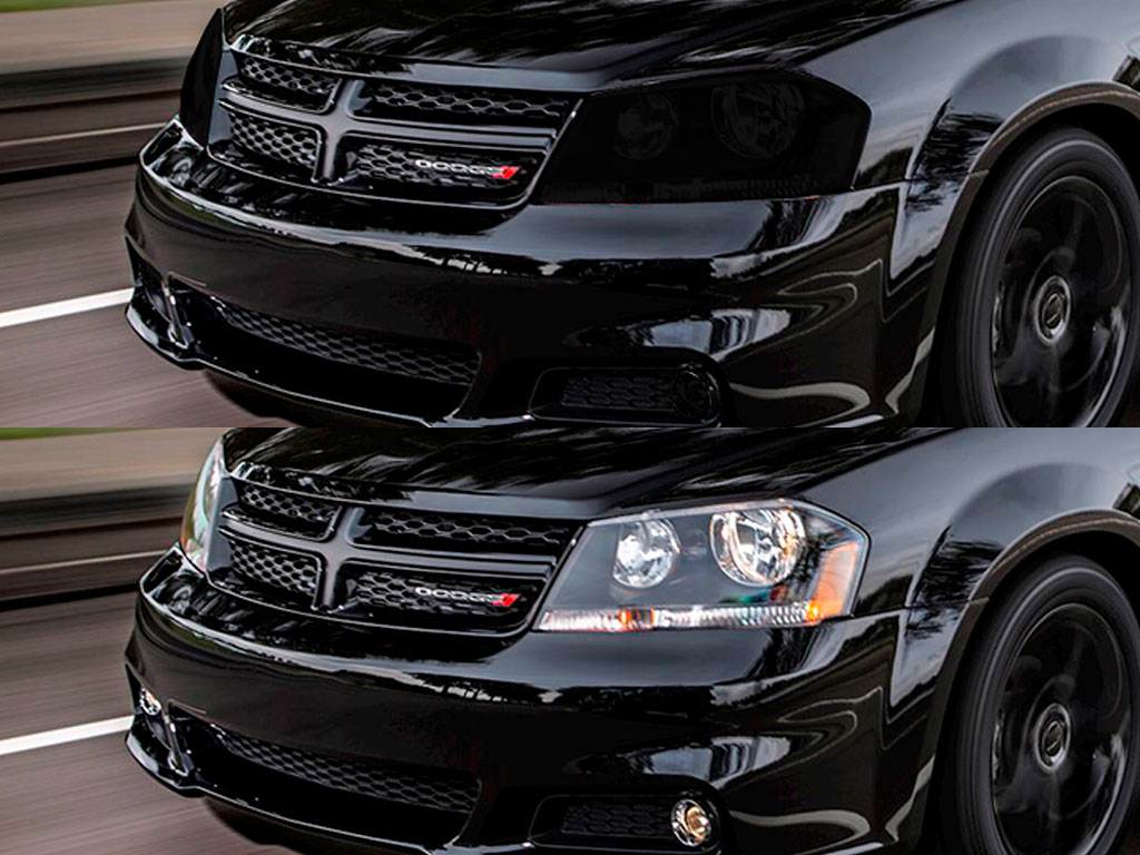 Dodge Avenger 2008-2014 Headlight Tint Appearance