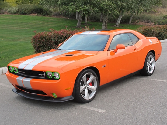 Dodge Challenger 2008-2014 Headlight Protection Installation Location