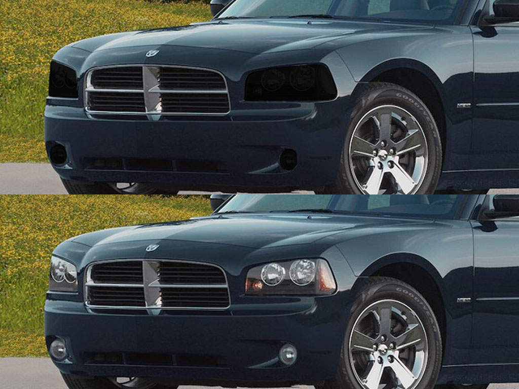 Dodge Charger 2006-2010 Headlight Tint Appearance