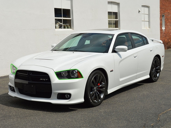 Dodge Charger 2011-2014 Headlight Protection Installation Location