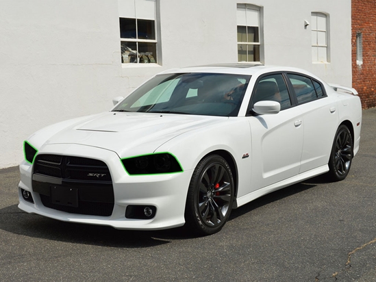 Dodge Charger 2011-2014 Headlight Tint Location