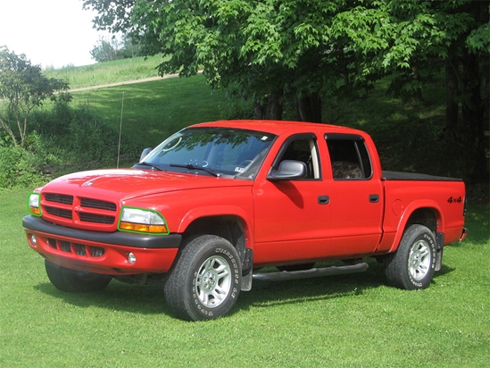 Dodge Dakota 1997-2004 Headlight Protection Installation Location