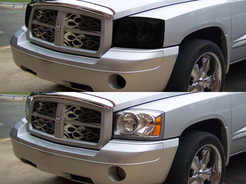 Dodge Dakota 2005-2007 Headlight Tint Appearance