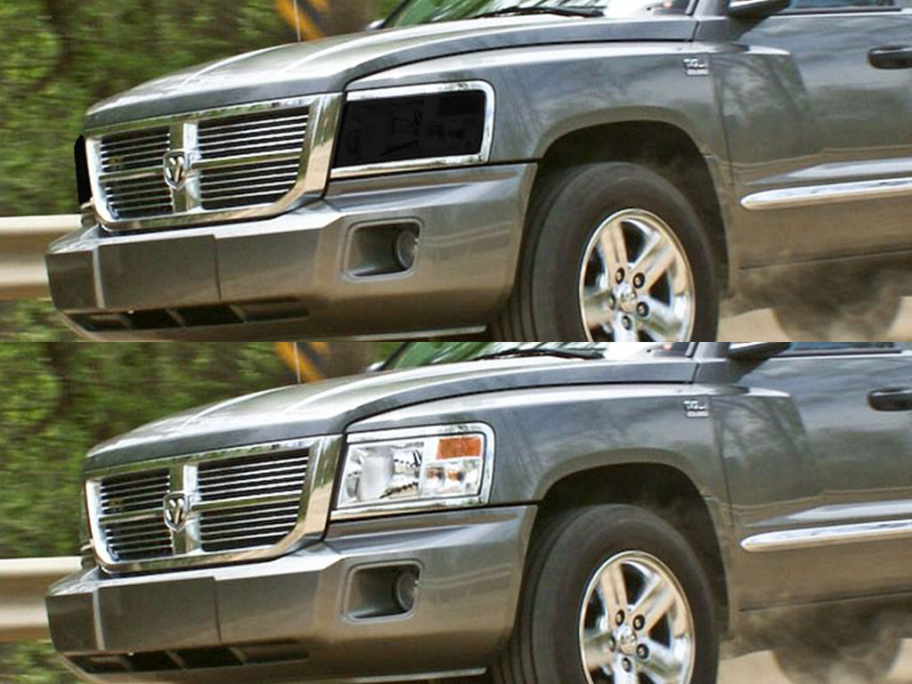 Dodge Dakota 2008-2010 Headlight Tint Appearance