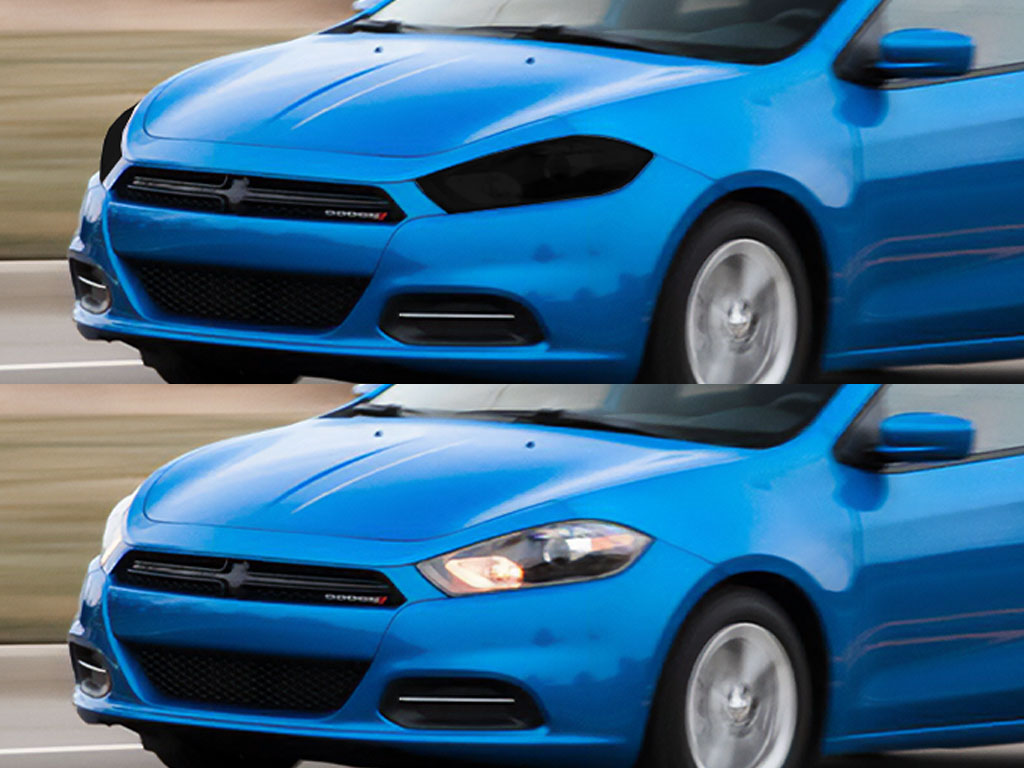 Dodge Dart 2013-2016 Headlight Tint Appearance