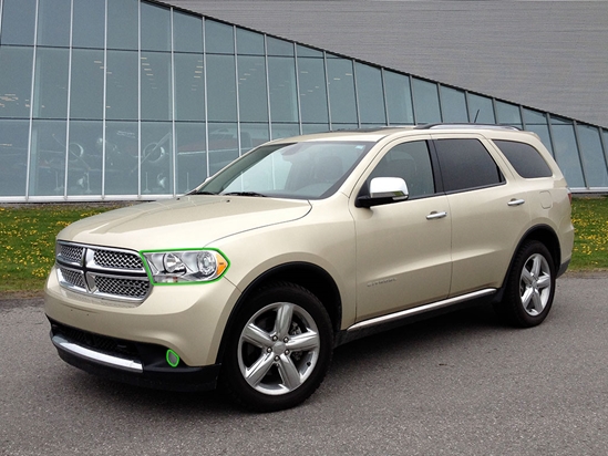 Dodge Durango 2011-2013 Headlight Protection Installation Location